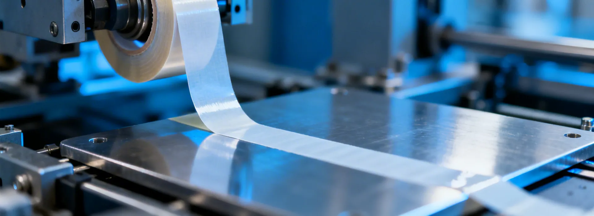 3M industrial adhesive tape bonding on metal substrate