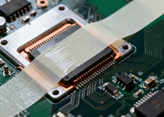 3M thermal management tape on circuit board assembly