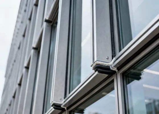 3M structural adhesive used in commercial building curtain wall
